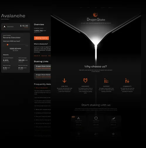 Web3 DApp dashboard with wallet integration and real-time data